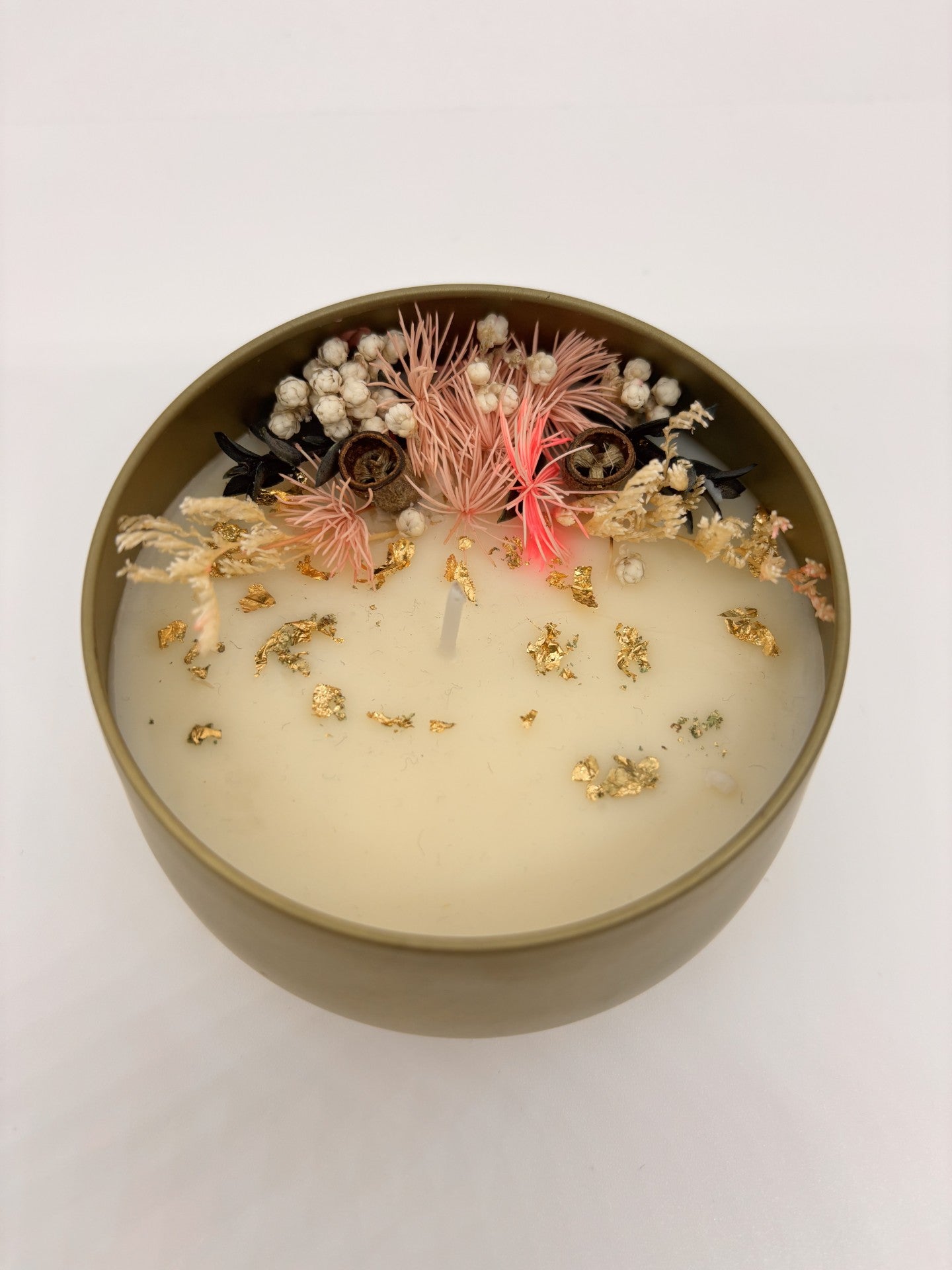 Candela profumata con decorazioni - ACQUA di MARZAMEMI®