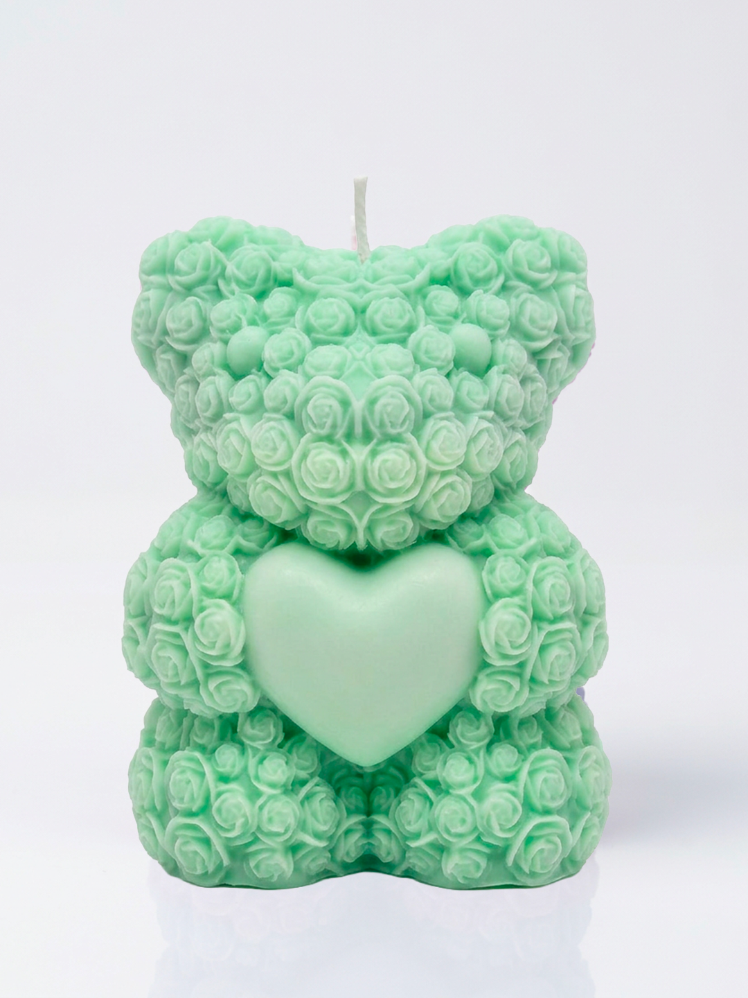 Candela Teddy con cera 100% vegetale profumata e artigianale - ACQUA di MARZAMEMI®