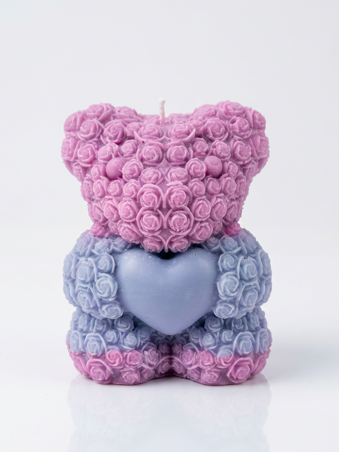 Candela Teddy con cera 100% vegetale profumata e artigianale - ACQUA di MARZAMEMI®