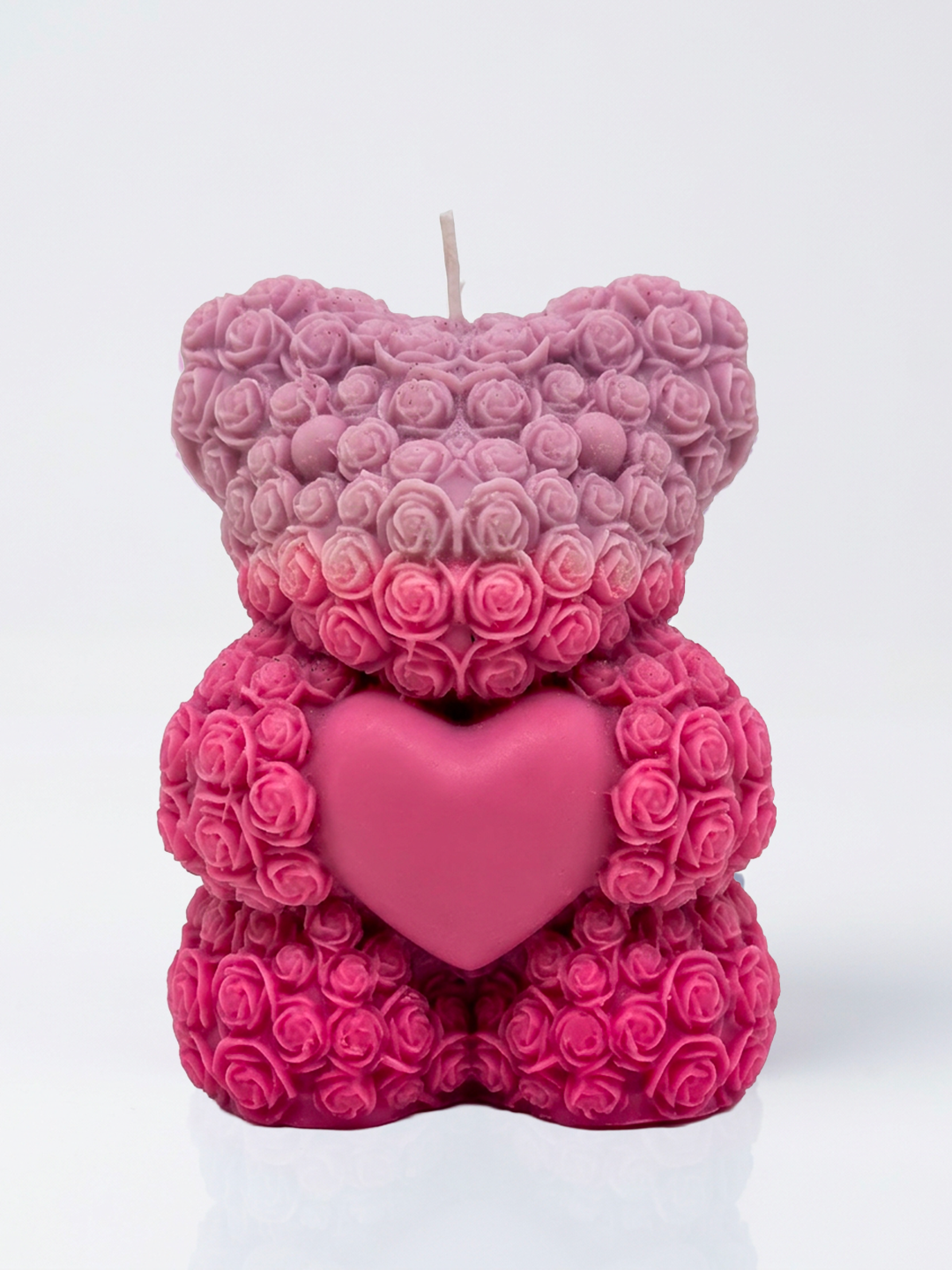 Candela Teddy con cera 100% vegetale profumata e artigianale - ACQUA di MARZAMEMI®